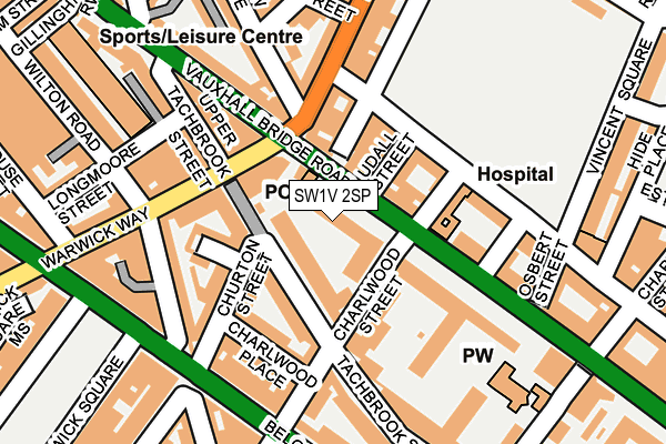 SW1V 2SP map - OS OpenMap – Local (Ordnance Survey)