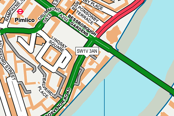 SW1V 3AN map - OS OpenMap – Local (Ordnance Survey)