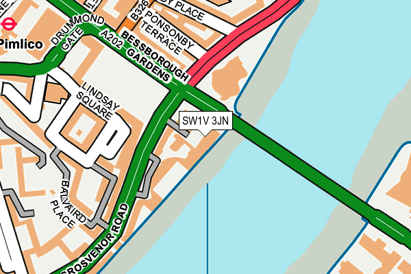 SW1V 3JN map - OS OpenMap – Local (Ordnance Survey)