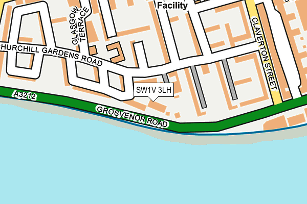 SW1V 3LH map - OS OpenMap – Local (Ordnance Survey)