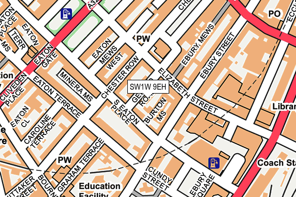 SW1W 9EH map - OS OpenMap – Local (Ordnance Survey)
