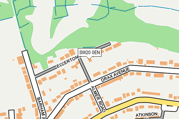 SW20 0EN map - OS OpenMap – Local (Ordnance Survey)