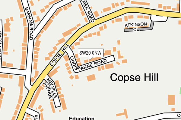 Map of VANTAGE VIRTUAL LTD at local scale