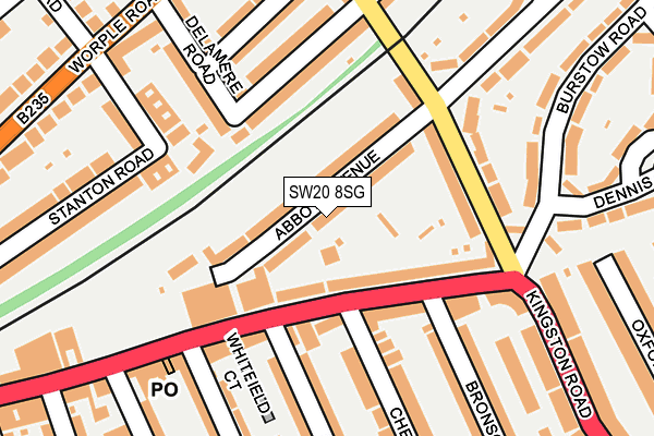 Map of ORCHID RESIDENTIALS LTD at local scale