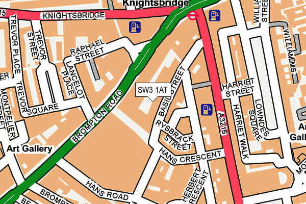 SW3 1AT map - OS OpenMap – Local (Ordnance Survey)