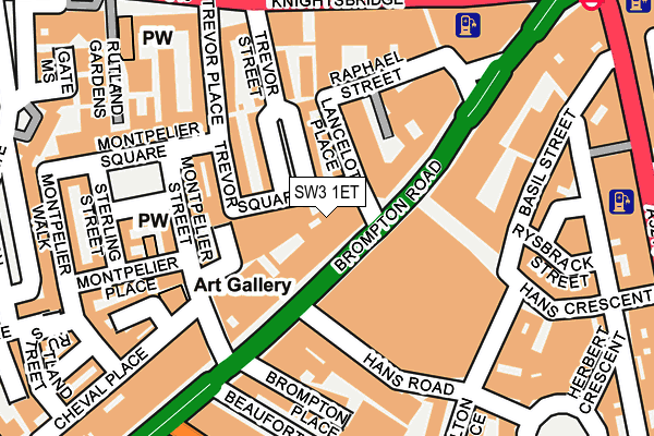 Map of POTERE LIMITED at local scale