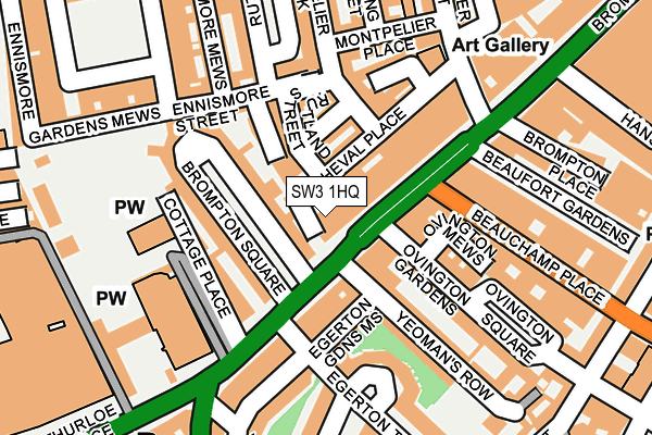 SW3 1HQ map - OS OpenMap – Local (Ordnance Survey)
