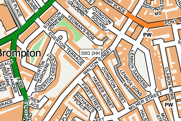 SW3 2HH map - OS OpenMap – Local (Ordnance Survey)