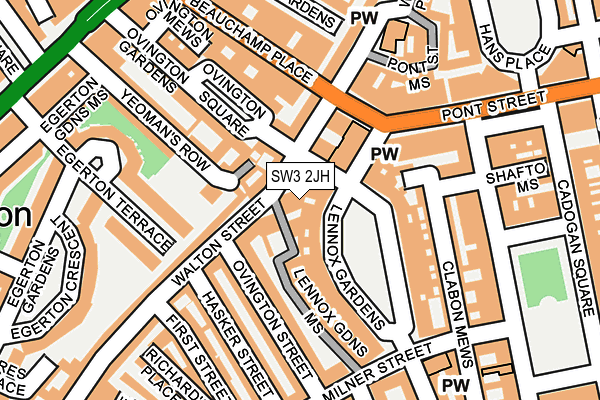 SW3 2JH map - OS OpenMap – Local (Ordnance Survey)
