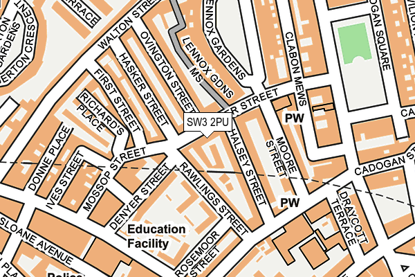 Map of 17 REDCLIFFE STREET MANAGEMENT LIMITED at local scale