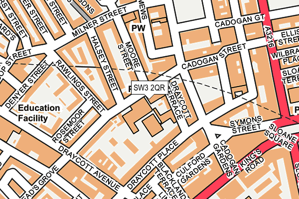 SW3 2QR map - OS OpenMap – Local (Ordnance Survey)