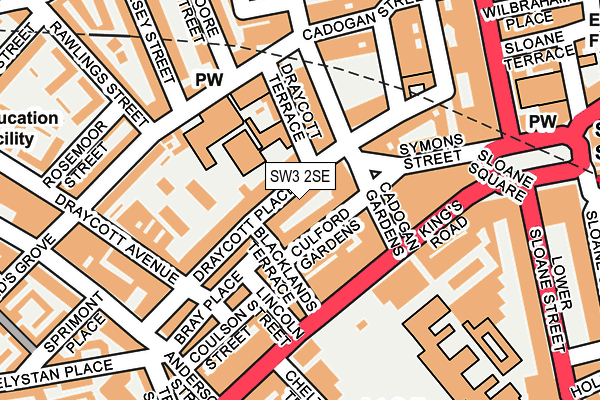 SW3 2SE map - OS OpenMap – Local (Ordnance Survey)