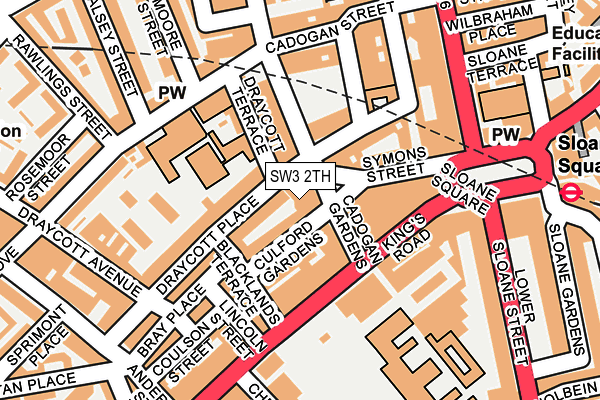 SW3 2TH map - OS OpenMap – Local (Ordnance Survey)