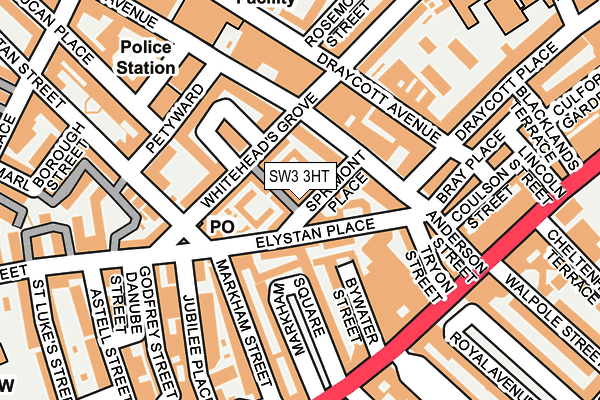 SW3 3HT map - OS OpenMap – Local (Ordnance Survey)