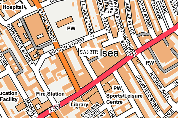 SW3 3TR map - OS OpenMap – Local (Ordnance Survey)
