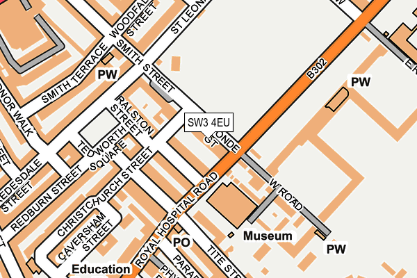 Map of 12 ORMONDE GATE FREEHOLD LIMITED at local scale