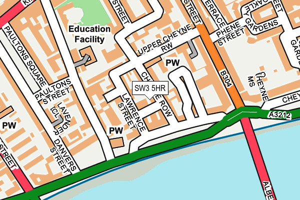 SW3 5HR map - OS OpenMap – Local (Ordnance Survey)