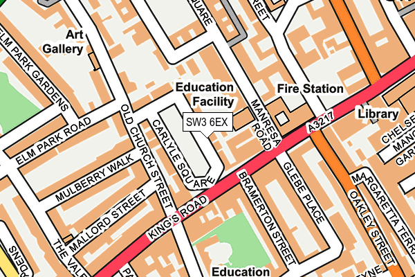 SW3 6EX map - OS OpenMap – Local (Ordnance Survey)