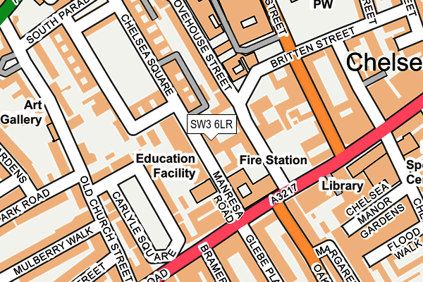 SW3 6LR map - OS OpenMap – Local (Ordnance Survey)