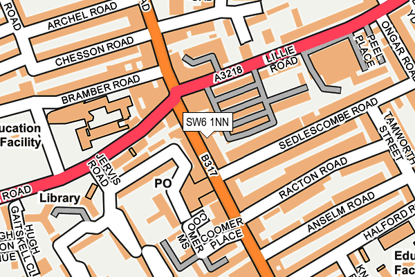Map of HEALTHY BITE CHISWICK LTD at local scale