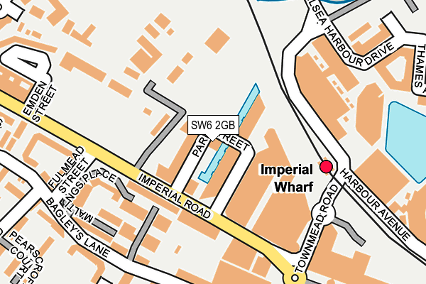 SW6 2GB map - OS OpenMap – Local (Ordnance Survey)