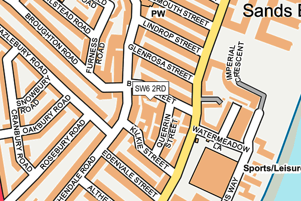 SW6 2RD map - OS OpenMap – Local (Ordnance Survey)
