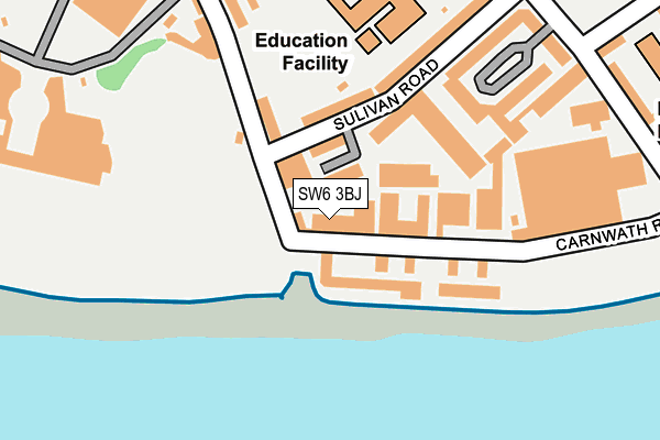 SW6 3BJ map - OS OpenMap – Local (Ordnance Survey)