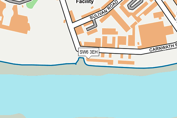 SW6 3EH map - OS OpenMap – Local (Ordnance Survey)