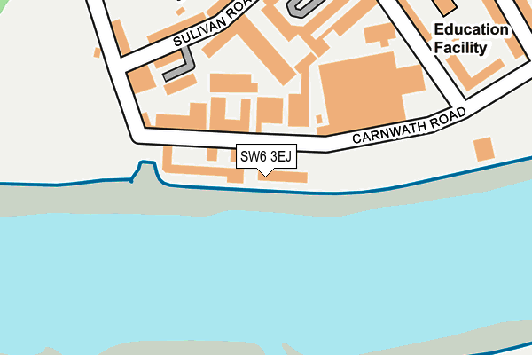 SW6 3EJ map - OS OpenMap – Local (Ordnance Survey)