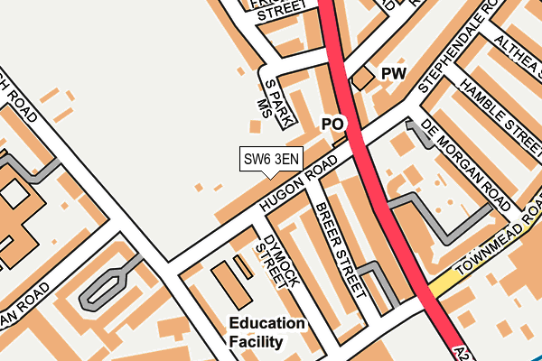 SW6 3EN map - OS OpenMap – Local (Ordnance Survey)