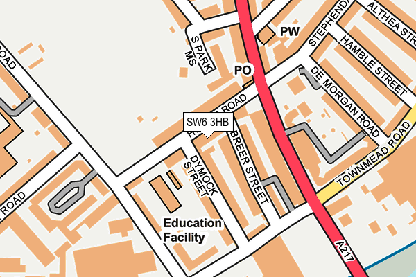 Map of B DENTAL CLINICS LTD at local scale