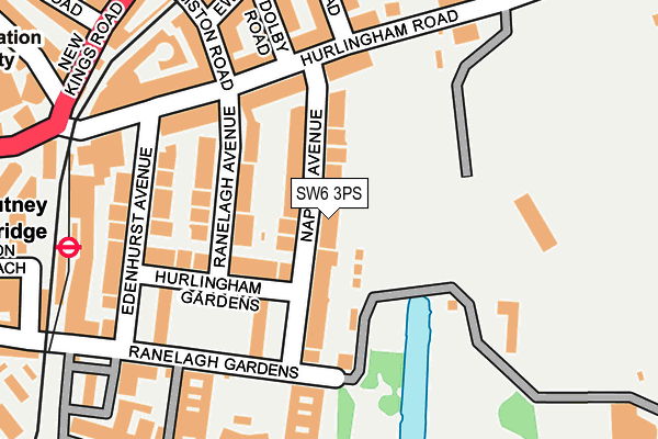Map of NAPIER AVENUE HOLDINGS LTD at local scale