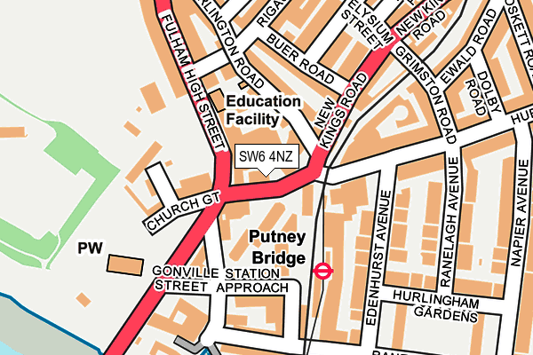 Map of UNDER THE DOORMAT LIMITED at local scale