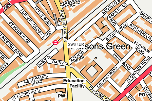 Map of HARDING SURVEYORS SERVICES LTD at local scale
