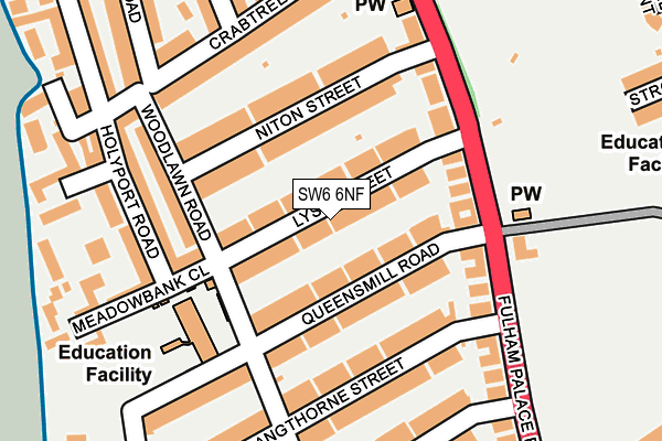 Map of MAYBURY CONSULTANCY LTD at local scale