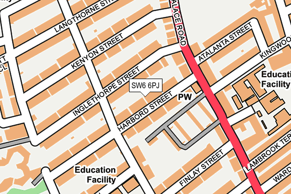 Map of 89 TO 95 ELGIN AVENUE LIMITED at local scale