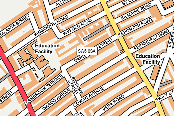 Map of SKYDENE LIMITED at local scale