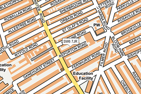 Map of A&C INTERIOR DESIGN LIMITED at local scale