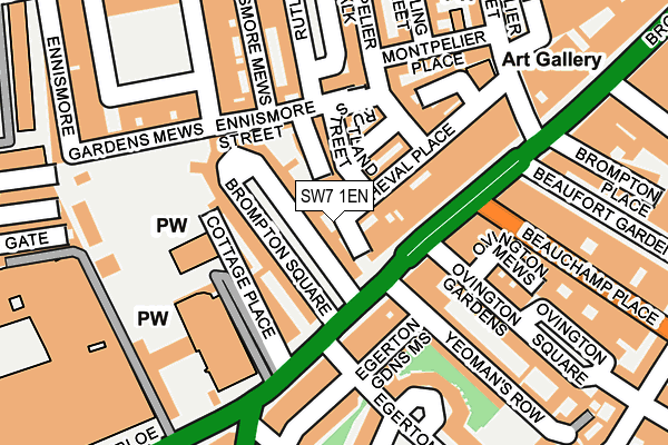 SW7 1EN map - OS OpenMap – Local (Ordnance Survey)