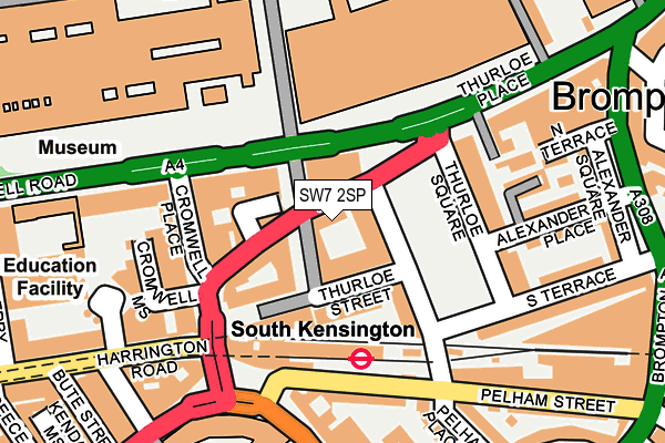 Map of COVENT GARDEN HOTEL (FREEHOLD) LTD at local scale