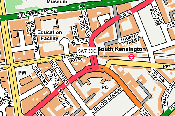 Map of RUBRIQUE HAMILTON MANAGEMENT LIMITED at local scale