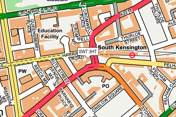 Map of VICTORIA ESTATES LIMITED at local scale