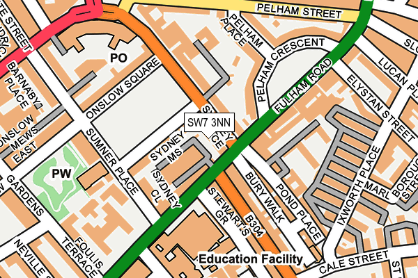 SW7 3NN map - OS OpenMap – Local (Ordnance Survey)