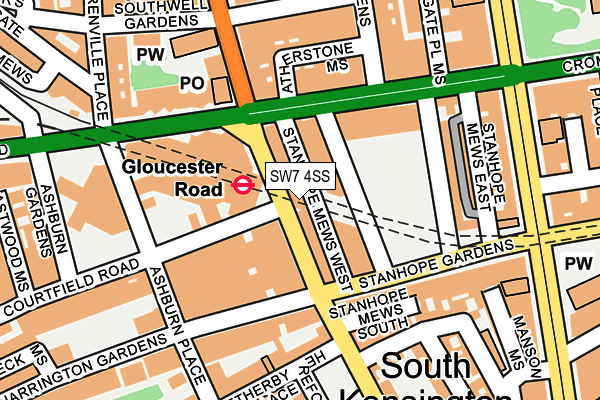 Map of PARAMOUNT GLOUCESTER LIMITED at local scale