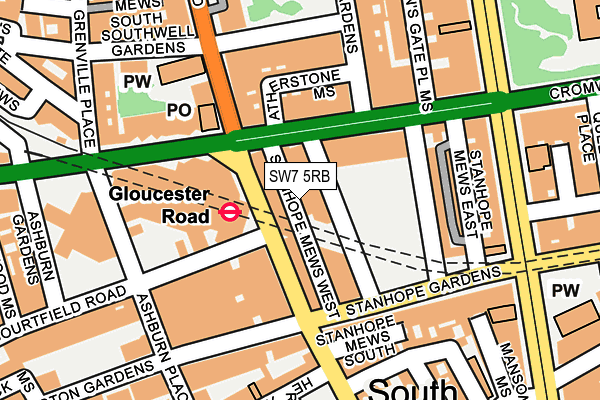 Map of THE PHYSIOBOX CLINIC LTD at local scale