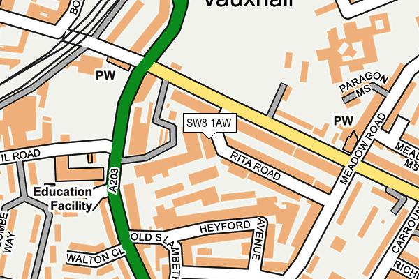 Map of VTA (UK) LIMITED at local scale