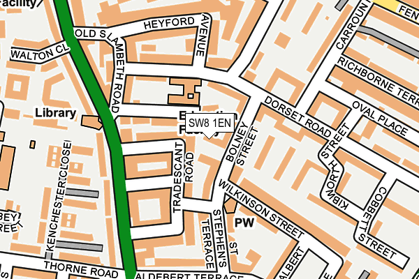 SW8 1EN map - OS OpenMap – Local (Ordnance Survey)