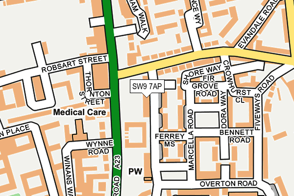 Map of CORFIAMERICA LIMITED at local scale