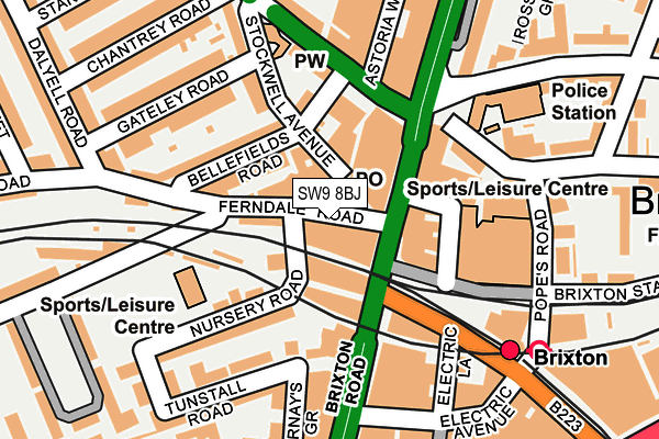 Map of BON MARCHE CENTRE LIMITED at local scale