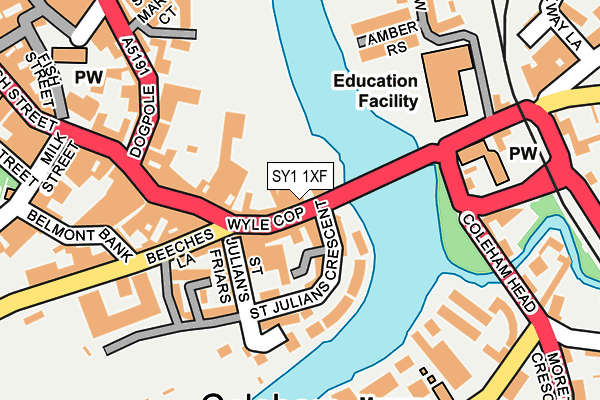 Map of RC ATKIN LTD at local scale